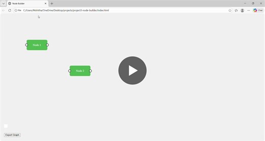 Interactive Node-Based Workflow Builder with Dynamic Wires | Mohitha Uppala posted on the topic | LinkedIn