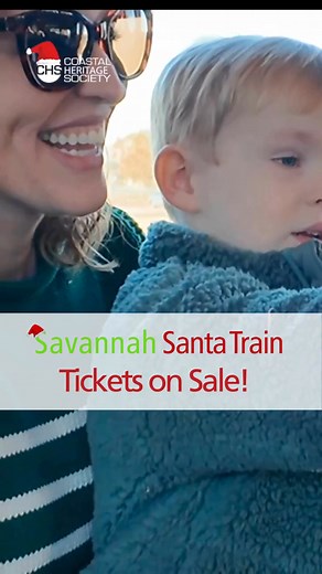 Savannah Santa Train 2025 tickets are now available! This beloved annual favorite holiday family event returns on Saturday, December 6th, 2025, 9am to 3pm at Georgia State Railroad Museum and Savannah Children’s Museum. Purchase tickets here: https://bit.ly/SantaTrain2025 #Savannah #CoastalHeritageSociety #SavannahSantaTrain #SantaTrain2025 | Savannah Children's Museum