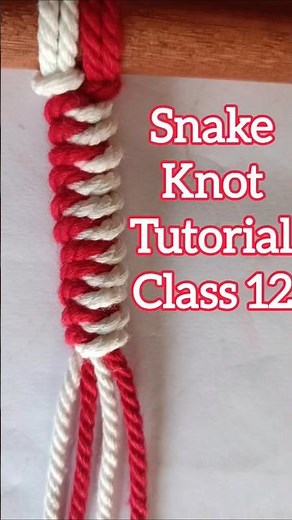 Macrame snake knot | Simple steps tutorial for beginners | Boho style | DIY #macrametutoral #diy