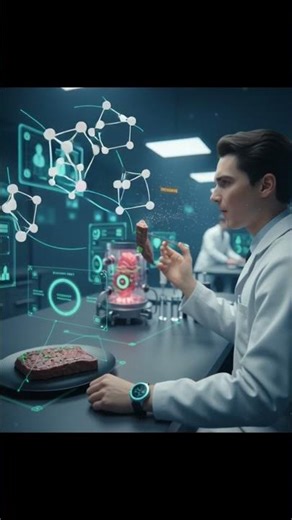 2050 Food menu AI generated Foods Future