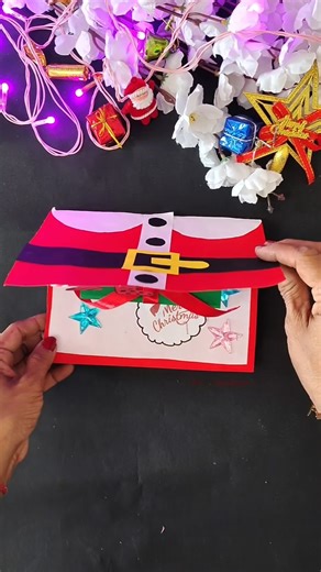 Christmas Pop up Card making /Pop up greeting card for christmas 🎄#diy #easypapercraft #shotrs