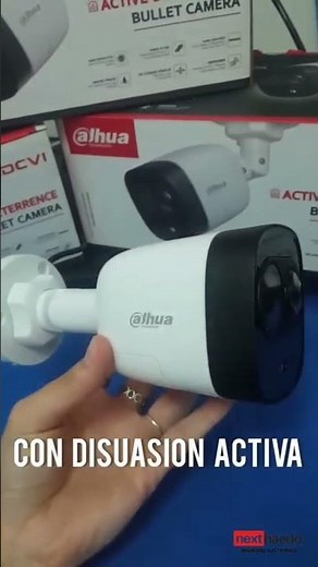 Dahua Active-Deterrence Bullet Camera #securitycameras #dahua#AI