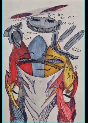 the prototype part 2 time lapse drawing "wrong side out"