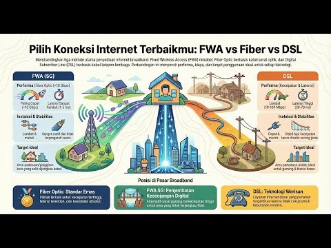 ⚡ FWA vs FIBER vs DSL: SIAPA RAJA INTERNET 2025?⚡