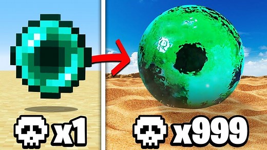 【Minecraft】我的世界，但是我每死一次画质就会变清晰...