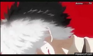 Tokyo Ghoul - Kaneki  Transformation ( white hair ) 720p on Make a GIF