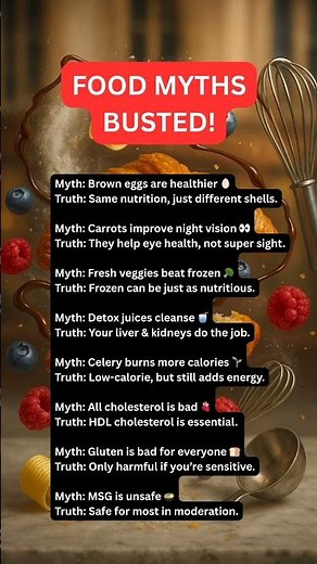 8 Food Myths You Still Believe (Busted by Science!)”