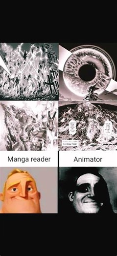 Manga reader vs OPM3 animator.😮‍💨 #memes #shorts #anime #animeshorts #onepunchman