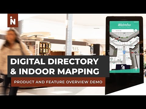 Digital Directory Interactive Touchscreen Maps | Product Overview Demo | Mappedin