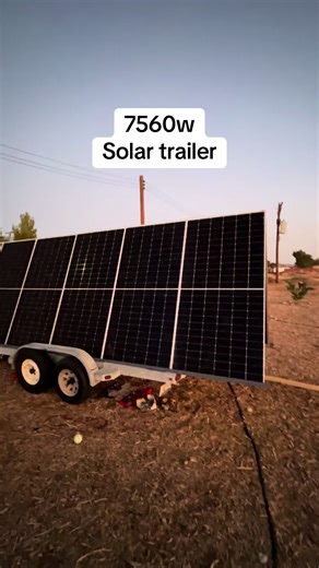 Off Grid Solar Trailer Setup with Tesla Batteries
