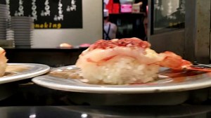 Sushi on a conveyor belt  - Free Stock Video Footage | Coverr