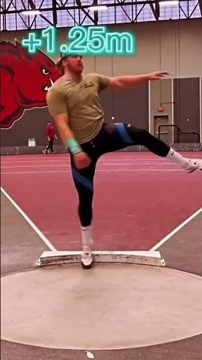 MASSIVE Shot Put training throw from 2x Olympic Champion Ryan Crouser 🔥🔥🔥 (RARE FOOTAGE)