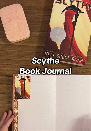 Scythe by Neal Shusterman 🗡️ one of my favorite books I read in 2025! #booktok #arcofascythe #nealshusterman #bookjournal @NealShusterman @Simon & Schuster