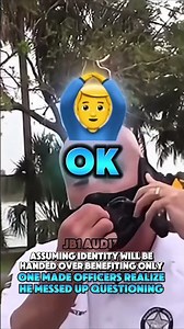 Beneficials unthinking oafish daft birdbraines lighthearted remiss #shorts #policeofficers #cops
