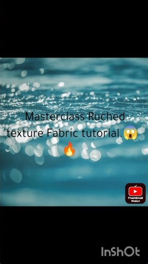 Masterclass Ruched texture & Fabric Rose tutorial.# Art talent talia.# shorts ✨.