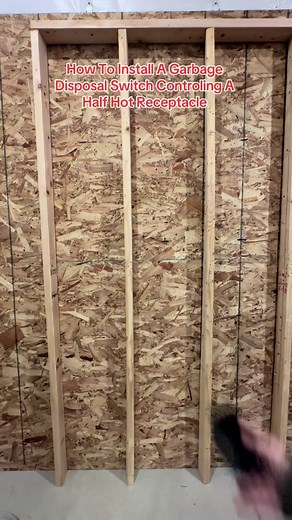 ⚡️1/2 Hot receptacle outlet for a garbage disposal! 💥 #whackhack #wkhk #thebasementking #rackatier #rackatierstools #mileaukketools #kleintools #garbagedisposal #electrical #unionelectrician #unionelectrician #sparkylife #sparky #sparkylife⚡️💡 #romex #romexjockey #afci #gfci #residentialelectrician #romexranger #electricalapprentice #masterelectrician