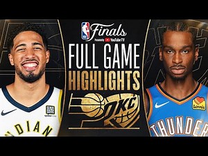 INDIANA PACERS vs OKLAHOMA CITY THUNDER | NBA FINALS GAME 1 HIGHLIGHTS | June 5, 2025 [1080p]