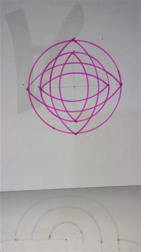 How to make easy geometry art #art #designe #viral #shorts