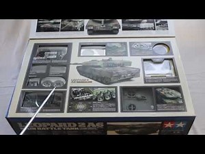 Tamiya 56020 Leopard 2A6 Full Option Unboxing