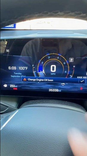 2025 Chevy Equinox Oil Life Reset