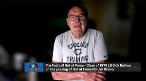 Bears Hall of Fame LB Dick Butkus recalls his close encounters with Jim Brown on football field
