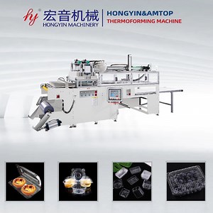 [Hot Item] Hy-7095 Plastic Cake Clamshell Packaging Thermoforming Machine