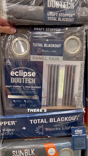 Blackout curtains at Costco. This comes in a pair of 84” panels. It blocks out a ton of light. We love them. #costco #costcofinds #costcohaul #costcoguide #homedecor #newhome | costcoguide