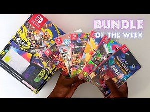 Bundle of the Week: Nintendo Switch OLED Splatoon 3 Edition + 6 Games Unboxing
