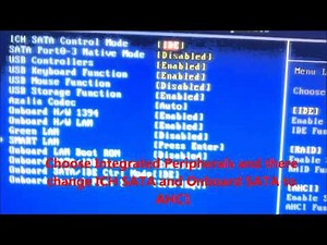 BIOS settings for hackintosh Windows PC