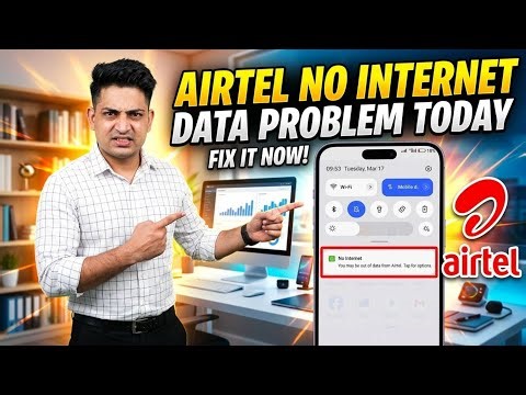 Airtel No internet Data Problem Today Fix || How To Fix No Data Problem on Airtel Sim Today Problem