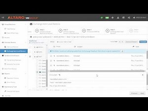 How to do an Exchange Item Level Restore with Altaro VM Backup