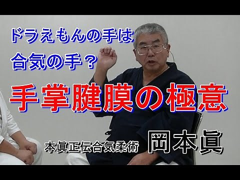 合気柔術チャンネル 合気柔術 #055 手掌腱膜の極意 aiki makoto okamoto
