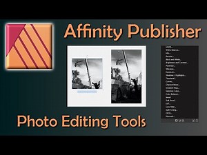 Basic Photo Editing Tools in Affinity Publisher