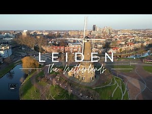 Aerial Tour Of Leiden, Netherlands: Breathtaking Drone Footage 4K
