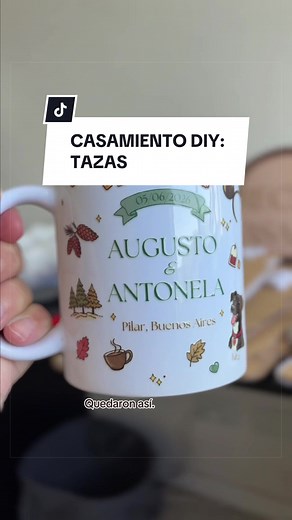 Tazas DIY para recuerdos de casamiento - ideas fáciles y económicas