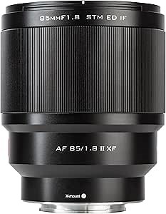VILTROX AF 85mm F1.8 XF II Lens for Fujifilm X Mount, Auto Focus Prime Portrait Lens for Fuji X-Mount Camera X-T3 X-T2 X-T30 X-T20 X-T10 X-T100 X-PRO2 X-E3 X-A20 X-A5