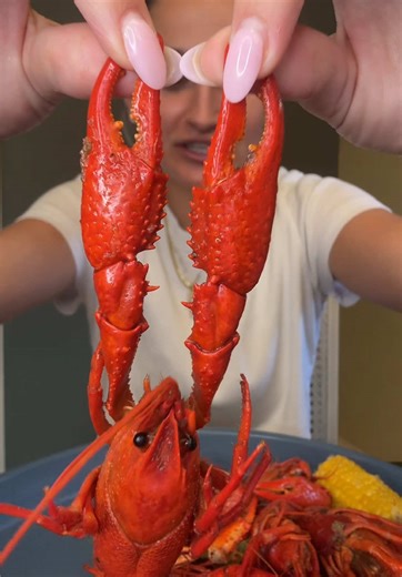 Delicious Spicy Crawfish Mukbang Experience