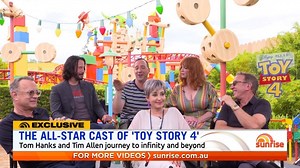 118K views · 1.1K reactions | We spoke to Tom Hanks, Tim Allen, Keanu Reeves and the all-star Toy Story 4 cast about the long-awaited Disney sequel!  | Sunrise | Facebook