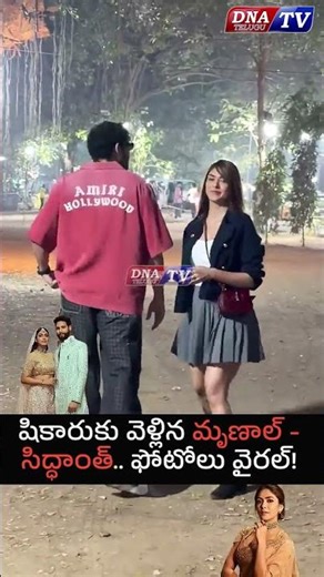 షికారుకు వెళ్లిన మృణాల్ - సిద్ధాంత్.. ఫోటోలు వైరల్! #mrunalthakur,#SiddhantChaturvedi,#dnatv