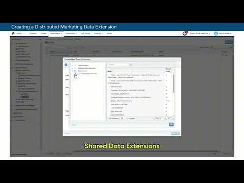 714819 - Hướng dẫn tạo Distributed Marketing Data Extension