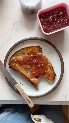 54K views · 805 reactions | rhubarb season! i love our rhubarb patch. it’s been in our yard for generations and it is so bountiful. i first made this rhubarb rose jam as wedding favors for my friends rob and hansaem and now it’s our early summer go-to. the full recipe is in #homeiswheretheeggsare! #rhubarb #rhubarbjam #homemadejam #homemaderhubarbjam #rhubarbseason | Molly Yeh | Facebook