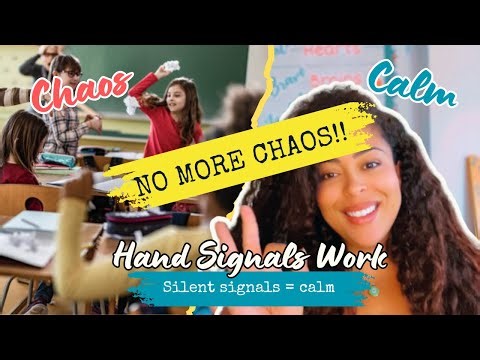 How I Use Hand Signals to Create a Calm Classroom - Teacher Tips with Miss April