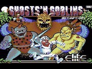 Game Over-music from Ghosts 'n Goblins on Commodore 64