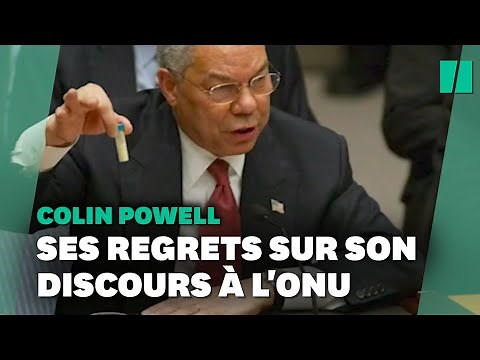 Colin Powell et son discours à l'Onu, "une tache" dans sa carrière