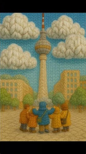 Berlin in Ultra-Fluffy Yarn Style 🧶✨