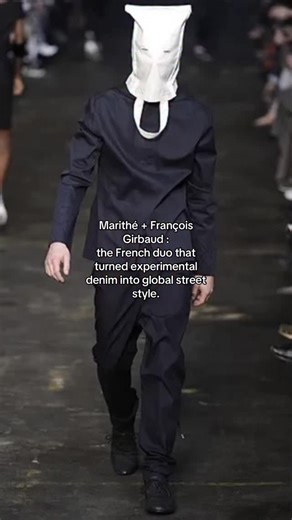 Various Archives on Instagram: "Marithé + François Girbaud is one of the French labels that quietly rewired what denim could look like. Founded in 1972 by Marithé Bachellerie and François Girbaud, the brand built its identity on experimenting with fabric treatments and silhouettes, from pre washed and faded jeans in the early 1970s to industrial stonewashing that artificially aged denim on a large scale. Across the 1980s and 1990s they turned those technical ideas into a global street uniform. T