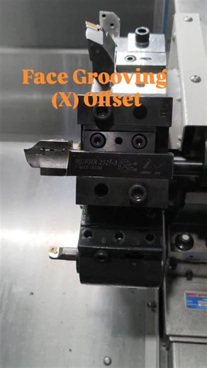 Prince Kumar on Instagram: "Face Grooving Offset X #cncturning #cncmachining #programing #engineering"