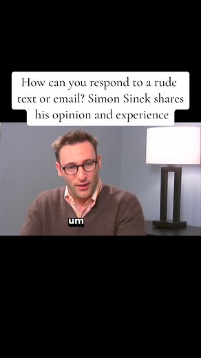 How can you respond to a rude text or email? Simon Sinek shares his opinion and experience. #TheDUAH | Dr. Evans Duah