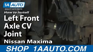 How to Replace CV Axle Shaft 2000-08 Nissan Maxima