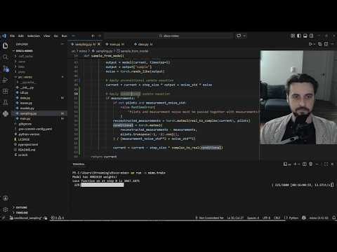 Implementing conditional diffusion sampling - DiSco MIMO Episode 14